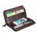Luxurious Men Clutch Men's Genuine Leather Wallet Long Wallet Large Capacity Double Zipper Wallet Phone Bag for Male Clutch
