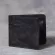 PNDME Vintage Genuine Leather Black Men's Women's Wallet Handmade Cowhide Ultra-Thin Short Card Holder Coin Pruse