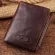 Gzcz Genuine Leather Men's Wallets Thin Male Wallet Card Holder Cowskin Soft Zipper Poucht Short Clamp For Money Portomonee