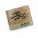 Anime Jojo Bizarre Adventure Khaki Pu Leather Wallet With Zipper Coin Purse