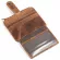 Bullcaptain Men Wallet Business Card Holder Leather Pickup Package Bus Card Holder Slim Leather Multi-card-bit 01