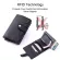 Dienqi Rfid Carbon Fiber Card Holder Men Wallets Slim Thin Smart Minimalist Wallet Leather Small Money Bag Purse Carteira