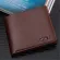 Men's wallet /Soft Leather Short Wallet Large Capacity Multifunctional Fashion Retro Business Wallet