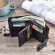 Men's wallet/Buckle Retro Men's Wallet Wallet Multifunctional Double Zipper Coin Pruse