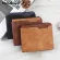 Men's wallet/Men's Frosted Waterproof Short Wallet Multifunctional Fashion Casual High Quality Pu Wallet