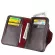 กระเป๋าสตางค์ผู้ชาย/Men's wallet short style European and American fashion large-capacity magnetic buckle tri-fold men's wallet