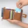Men's wallet/Korean Style Buckle Retro Wallet Multifunctional Zipper Coin Pruse