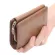 กระเป๋าสตางค์ผู้ชาย/Men's short Korean version vertical multi-card slot three-fold small wallet thin buckle coin purse