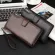 กระเป๋าสตางค์ผู้ชาย/Casual men's wallet long clutch bag tri-fold wallet multi-function mobile phone bag