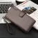 Men's wallet/Casual Men's Wallet Long Clutch Bag Tri-Fold Wallet Multi-Function Mobile Phone Bag