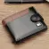 Men's wallet/Casual Men's Wallet Short and Leather Buckle Horizontal Wallet