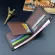 กระเป๋าสตางค์ผู้ชาย/Men's short simple retro thin frosted wallet large capacity soft wallet