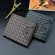 Men's wallet/New Men's Wallet Short Style Fashion Open Wallet Hugh Woven Pattern Multi-Card Position Wallet