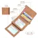 Men's wallet/Men's Wallet Short Frosted Leather Dollar Bag Retro Tri-Fold Vertical Wallet with Multi-Card Slots