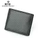 กระเป๋าสตางค์ผู้ชาย/Leather men's wallet Carbon fiber pattern anti-theft brushed cowhide short RFID wallet