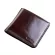 Short wallet, zipper, man, wax, leather, button, man's wallet, retro bag, multiple bags