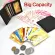 Minimalist Slim Nylon Wallet for Men Women Slimline Ultra Thin Mini Small Male Female Zipper Coin Purse Money Bag
