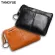 Mini Purse For Men Wallet Women Genuine Leather Zipper Vintage Short Lady Small Slim Female Women's Wallet Male Thin Portomonee