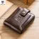 Bullcaptain Men's Pursse Leather Pruse Male Purse RFID Card Holder Wallet Storage Bag Coin Purse Zipper Wallet