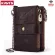 Kavis 100% Genuine Leather RFID WALLET MEN CRASE WALLETS COIN PURSE SHORT MALE Money Bag Quality Designer Mini Waleet Small