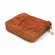 Genuine Leather Wallet for Women Men Vintage Handmade Short Small Bifold Zipper Wallets Purse FMALE MALE with Coin Pocket
