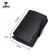 DIENQI Carbon Fiber Card Holders Wallets Men Leather Mini Slim Wallet Metal RFID Women Thin Small Lieart Vallet