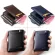 Williampolo Men Wallet Mens Slim Credit Card Holder Bifold Genuine Leather Mini Multi Card Case Slots Cowhide Leather Wallet New