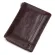 Gzcz Rfid Genuine Leather Rfid Wallet Men Crazy Horse Wallets Coin Purse Short Male Money Bag Quality Designer Mini Walet Small