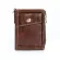 Rfid Protection Genuine Leather Men Wallet Coin Purse Small Short Card Holder Chain Portfolio Portomonee Male Walet Pocket