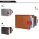 Handmade Slim Wallet Blocking PU Leather Slim Pull-Out Wallet Card Golder Women Wallet Bags Handmade RFID Pull-Otter Card