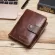 100% Genuine Leather Men Wallets Zipper Coin Pruse Short Male Money Bag Quality Designer RFID WALET Small Card Holder Clutch