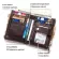 RFID Genuine Leather Wallet Men Crase Wallets Coin Purse Short Male Money Bag Quality Designer Mini Walet Quality Designer