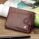 Patchwork Leather Men Wallets Short Male Purse With Coin Pocket Card Holder Trifold Wallet Men Clutch Money Bag