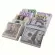 Novel Money Clip Men Women Pu Leather Paper Dollar Euro Wallet Slim Thin Mini Purse 2 Fold Zipper Cheap Coin Bag