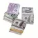 Novel Money Clip Men Women Pu Leather Paper Dollar Euro Wallet Slim Thin Mini Purse 2 Fold Zipper Cheap Coin Bag