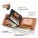 Gzcz Genuine Leather Wallet Men Coin Purse Card Holder Man Walet Zipper Design Male Vallet Clamp for Money Bag Portomones
