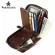 Manbang Genuine Leather Men Wallet Small Men Wallet Zipper Male Short Coin Purse High Quality