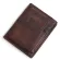 RFID Blocking 100% Cow Genuine Leather Men Wallets Brush Color Short Style Male Pruse Carteira Masculina