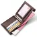Williampolo Solid Wallet Men Genuine Leather High Quality Coin Purse Casual Note Compartments With Letter