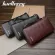 WristBand Men Wallets Brown Leather Card Holder Cell Phone Pocket Long Wallet Male Zipper Clutch Pruse Man's Carteira