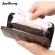 Wristband Men Wallets Brown Leather Card Holder Cell Phone Pocket Long Wallet Male Zipper Clutch Purse Man's Carteira