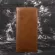 High Quality Genuine Leather Men Long Wallet Id/credit Card Cash Coin Pocket Natural Cowhide Handy Clutch Money Bag Bifold Purse