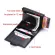 Free Engraving Carbon Fiber Leather Men Wallet Money Bag Purse Small Mini Card Holder Portomonee Male Walet Pocket Portfolio