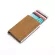 Zovyvol Business Id Credit Card Holder Men And Women Metal Rfid Vintage Aluminium Box Pu Leather Card Wallet Note Carbon