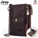 100% Genuine Leather RFID WALLET MEN CRASE WALLETS COIN PUSSE SHORT MALE MONEY BAG Mini Walet High Quality Boys