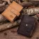 100% Genuine Leather RFID WALLET MEN CRASE WALLETS COIN PUSSE SHORT MALE MONEY BAG Mini Walet High Quality Boys