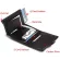 PURSE RFID Metal Card Holder Button Coin Wallet Protection Carbon Fiber Wallet Men Slim Wallet Anti-Theft Card Case