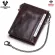 RFID Men Wallets Slim Leather Bifold Hasp Vintage Short Male Purse Multi-Functional Cards Wallet Designer Chain Bag