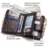 RFID Men Wallets Slim Leather Bifold Hasp Vintage Short Male Purse Multi-Functional Cards Wallet Designer Chain Bag