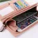 Women Wristband Wallets Women Handbags Female Long Card Purse Zipper Clutch Purse Cards Holder Wallets Totes Bags 925